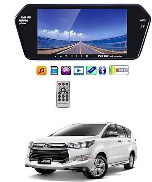 RKPSP 7 Inch 16:9 TFT LED Car Rearview Monitor Mirror with Touch Button For Innova Crysta Universal For All Models Car Stereo