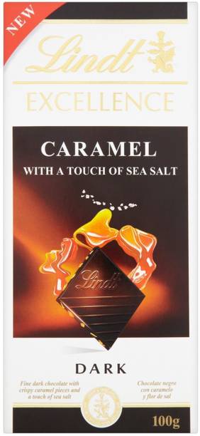 LINDT xcellence Caramel & Sea Salt Touch Bars