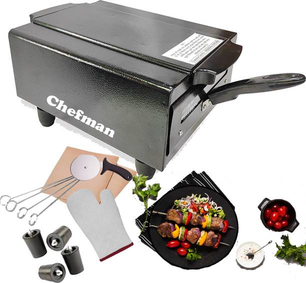 Chefman WBET14 Grill, Pizza Pan, Roti Maker, Toast