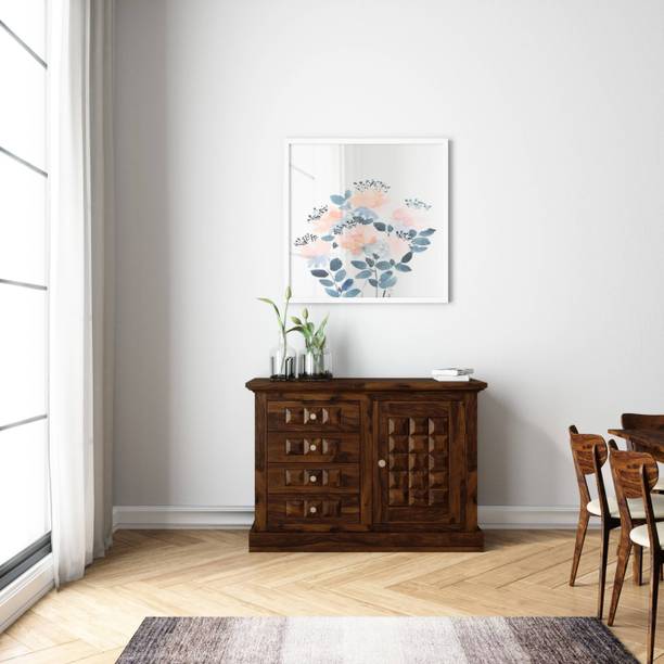 House Of Kuber Solid Wood Free Standing Sideboard