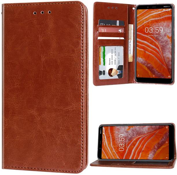 Unistuff Flip Cover for Nokia 3.1 Plus