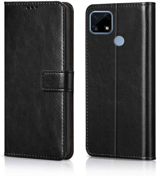 Nuvak Wallet Case Cover for Realme C12, Realme Narzo 20, Realme C25, Realme C25s