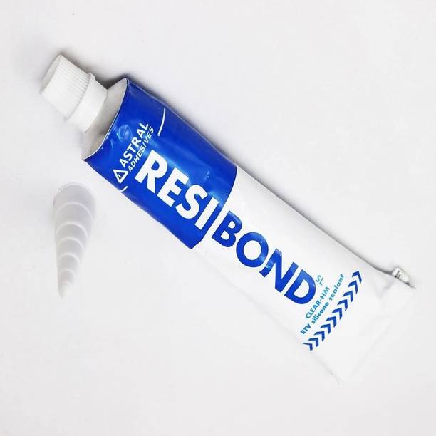 resibond 2Pcs RTV Air Drying Clear 50ml Silicone Sealant Crack Filler
