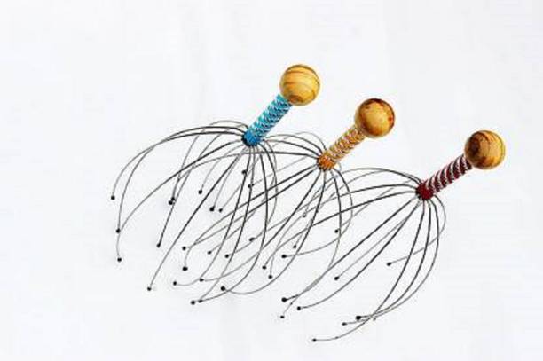 Easymart Scalp Head Massager Pain Relief Hand Scalp Massager Manual Head Massage Hand Held Scalp Head Massager Pain Relief (Pack Of 3) Massager