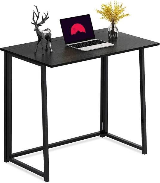 Flipkart Perfect Homes Studio Laptop Desk,Study Table(Black) Wood Portable Laptop Table