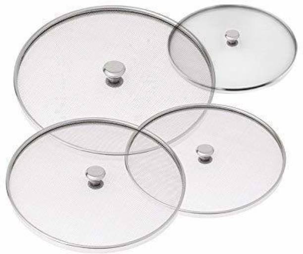 GPS Stainless Steel Milk Net Cover (Multi Purpose Strainer) Set of 4 Piece Collapsible Strainer