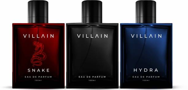 VILLAIN Mashup Combo - Classic 100ml, Hydra 100ml & Snake 100ml Eau de Parfum  -  300 ml