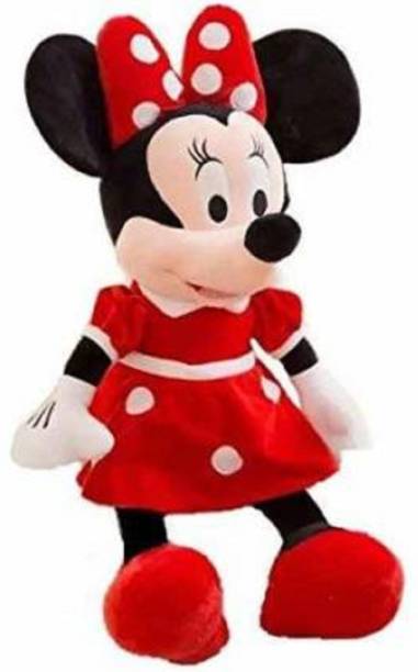 ARGHAV Minnie Mouse Cartoon Characters Washable for Girls Soft toy for birthday gift 40 cm  - 40 cm