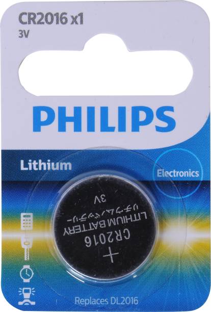 PHILIPS CR2016 lithium Coin Cell   Battery