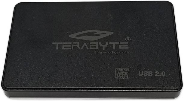 TERABYTE 2in1 USB 2.0 External Hard Drive Laptop Casing for 2.5" SSD/HDD 2.5 inch HDD Screwless Enclosure 2.5 inch External sata casing