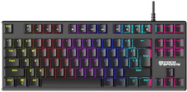 Coconut K12 Orion Mechanical Wired USB Gaming Keyboard  (Black)