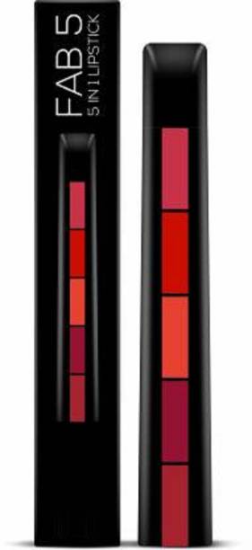 LA OTTER Fab 5 (5 in 1) Lipstick (Multicolor, 7.5 g)