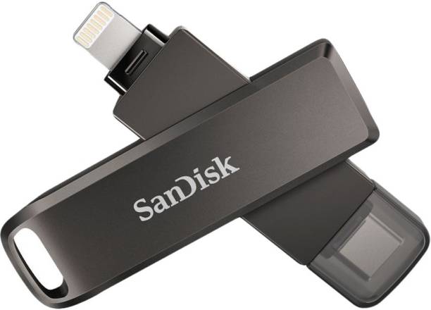 SanDisk iXpand, SDIX70N-256G-GN6NE, Type C, iPhone, iPad, Mac 256 GB Pen Drive