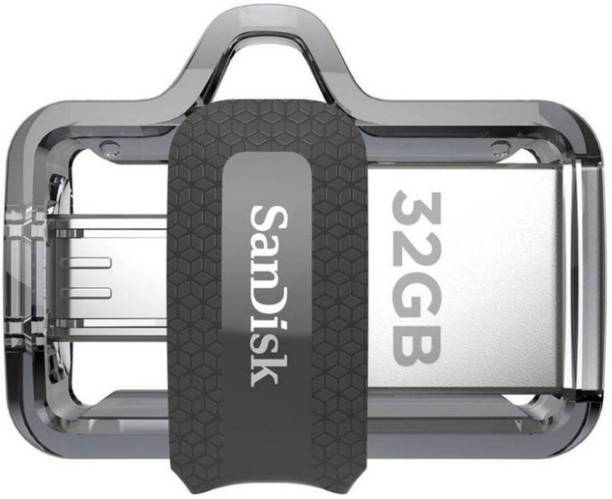 SanDisk Ultra dual drive m3.0 32 GB OTG Drive Compatible with Desktop Computer, Laptop, Mobile, Tablet, Television, Gaming Console USB 3.0 Plastic Case