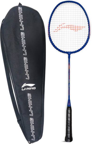 LI-NING Mega Power 7 Blue/Orange Strung Badminton Racquet (Pack of: 1, 95 g) Blue Strung Badminton Racquet