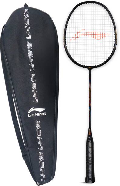 LI-NING Mega Power 9 Strung Badminton Racquet (Pack of: 1, 95 g) White, Black Strung Badminton Racquet