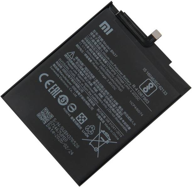LIFON Mobile Battery For  Xiaomi Redmi 6/6A BN37 3000mAh