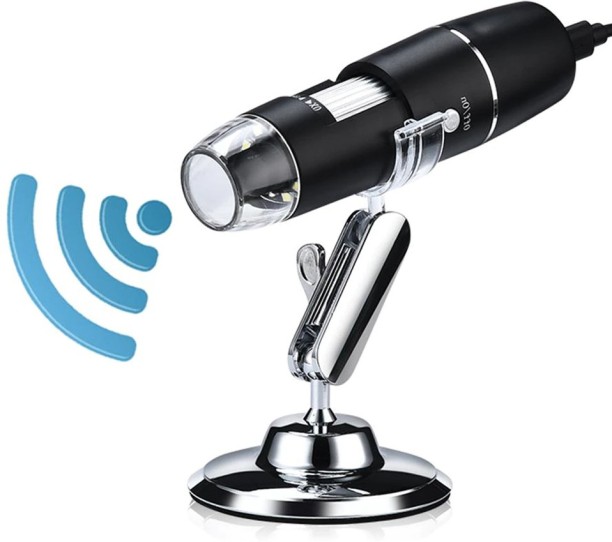 Wireless Digital Microscope,WiFi USB Microscope Camera 50X-1000X Zoom Magnification Endoscope 1080P Handheld Microscope with Light HD Inspection Camera for Android,iOS Smartphone or Tablet,Windows Mac 