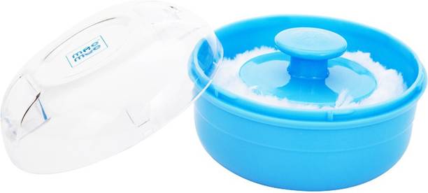 MeeMee Premium Powder Puff with Powder Storage (Blue)