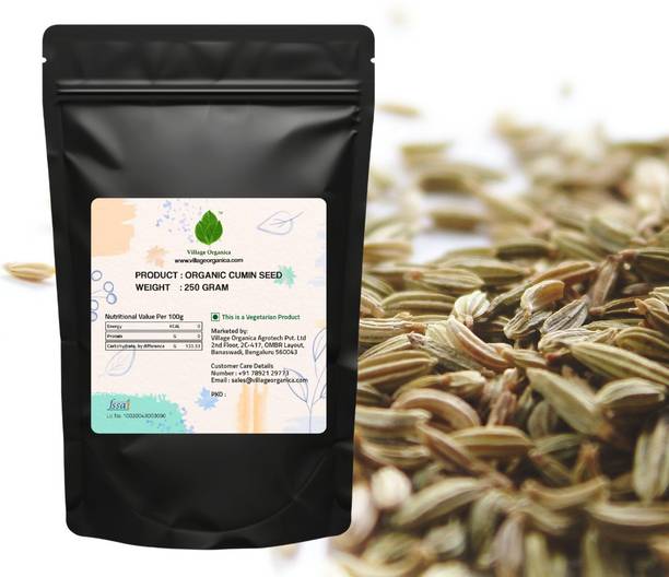 Village Organica Cumin Seeds (250 Gram, 1 Packet)