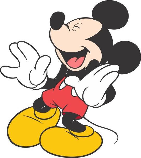Advance Home Décor 37 cm mickey mouse Self Adhesive Sticker