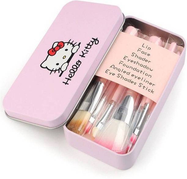 Hello Kitty Mini Pink Makeup Brush Set (Pack of 7)