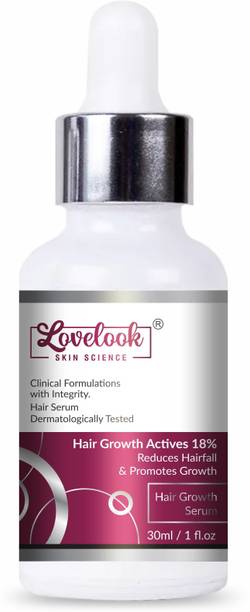 Lovelook 18% Hair Growth Actives Hair Serum | With Procapil, Capixyl, Redensyl, Anagain & Baicapil For Hair Fall Control & Hair Growth in Men & Women