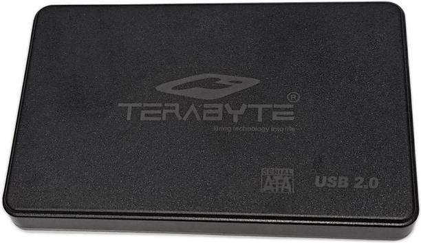 TERABYTE 2in1 USB 2.0 Laptop Casing 2.5" HDD/SSD Screwless Enclosure Case Cover SATA to USB 2.0 External Hard Drive Enclosure Case for Laptop Hard Disks Case 2.5 inch USB 2.0 LAPTOP CASING