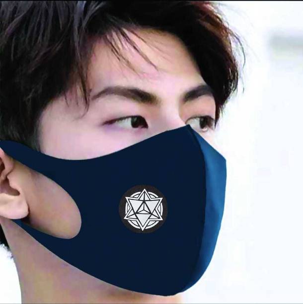 Jigyaasaa SCUBA - Navy - 005 - 1pcs Reusable, Washable Cloth Mask