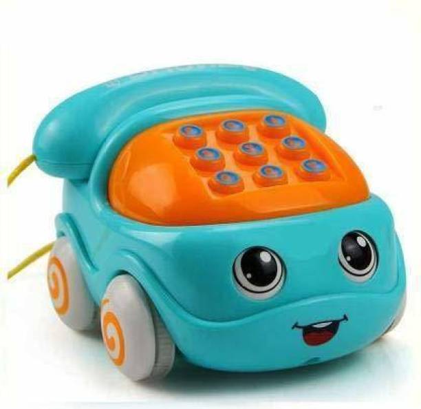 MIRTONICS Baby Phone Toy with Light, Music Phone Toy for Baby