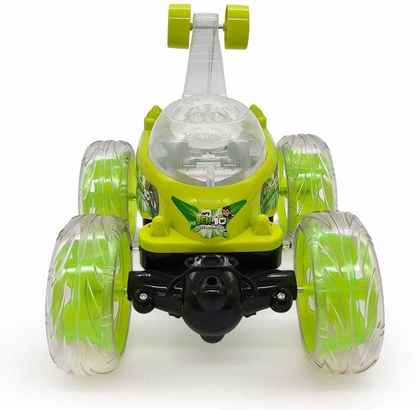 Rock Crawler Remote Control Rechargable Acrobatic 360 Degree Twisting Stunt Car for Kids
