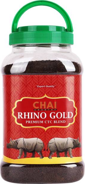 Karma Kettle Rhino gold Premium CTC blend Unflavoured Tea Box