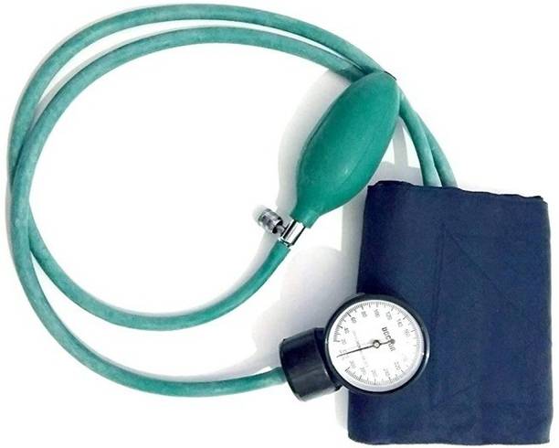 rsc healthcare Dial Type Aneroid Aneroid Sphygmomanometer Bp Monitor WITH One Year Warranty ( Made In India ) Manual Professional Sphygmomanometer & Pressure Gauge Blood Pressure Machine Bp Monitor
