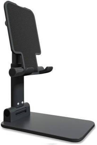 menaso New Folding Stand Height Adjustable,Material ABS Soft Silicone + Aluminum Alloy for Study Online Classes, Watching YouTube Videos Movies Lightweight Portable for Use at Tution Office Table Desk Mobile Holder