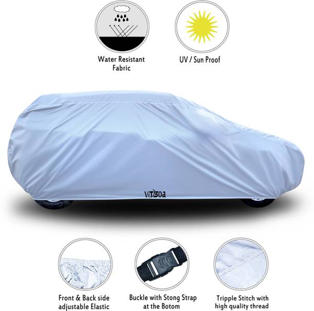 VITSOA Car Cover For Maruti Suzuki Wagon R 1.0 (Without Mirror Pockets)