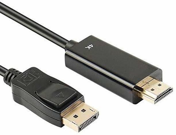 GIPTIP HDMI Cable 1.8 m 1.8 Meter Display Male Port to HDMI Male Cable 1080P Full HD Video Gold Plated DP Display Port to HDMI Cable