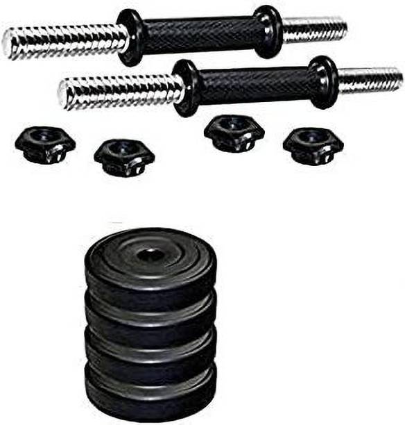ग्रिफिन PVC Dumbbells Kit Adjustable Dumbbell Rods Dumbbell Plates, Home Gym Set