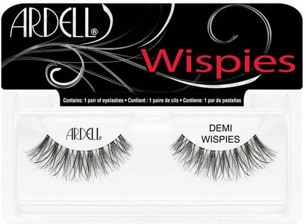 Ardell DEMI WISPIES BLACK - 64110 + Duo Clear Glue 1g Pack of 1 Number of piece 2