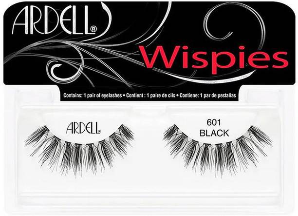 Ardell WISPIES 601 BLACK - 65237 + Duo Clear Glue 1g Pack of 1 Number of piece 2