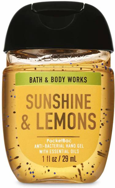 BATH & BODY WORKS Sunshine and Lemons Cleansing Hand Gel Hand Sanitizer Bottle