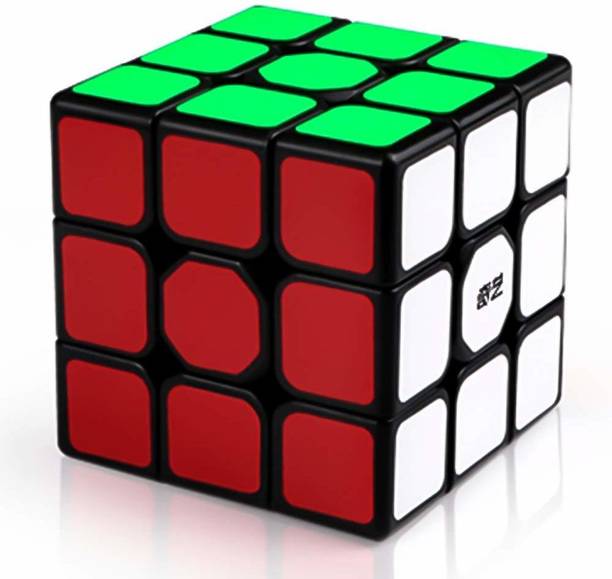 HASTiKA QiYi Sail W 3x3 Black Puzzle Toy High Speed Magic Cubes Puzzles