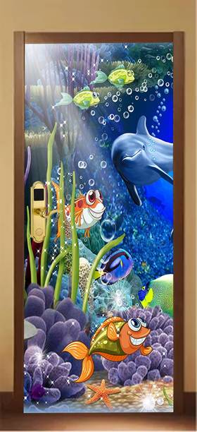 AY FASHION Vinyl Decorative Multicolor Wallpaper