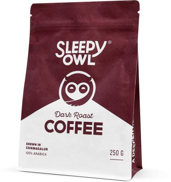 Sleepy Owl Dark Roast Whole | 100% Arabica | Directly Sourced From Chikmagalur Coffee Beans