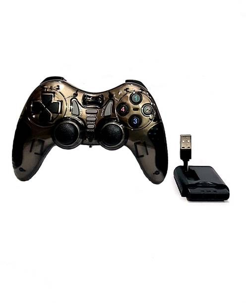 Clubics N1-W320 6 in 1 2.4GHz Gaming Wireless Motion Controller for PC Games (Brown) Limited Edition