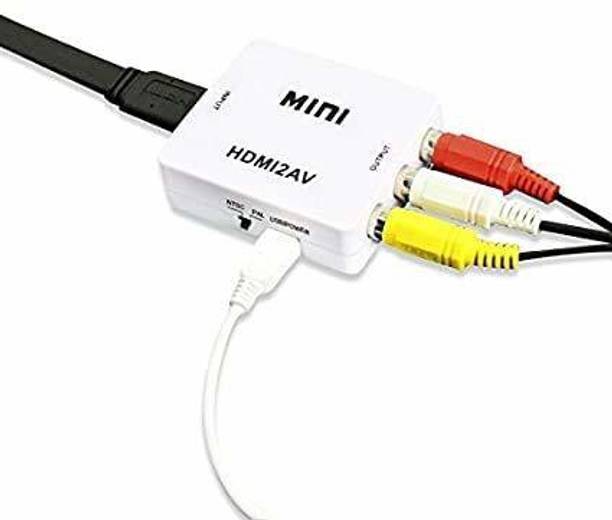 TERABYTE Mini HDMI TO AV UP Scaler Full HD 720/1080p Video Converter Media Streaming Device Media Streaming Device