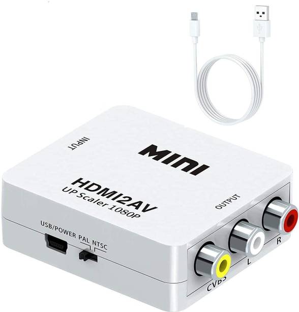 DEVBHOOMI HDMI Adapter 1.5 m DB-HDMI To AV CONVERTOR