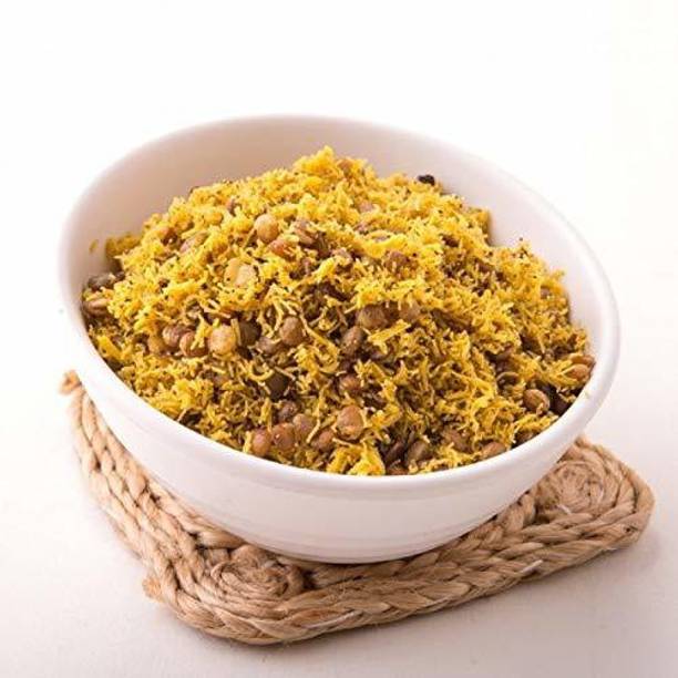 FreshoCartz Dal Moth Namkeen | Organic Dalmoth Namkin| Dal Sev | Healthy Indian Spicy Mixture Snacks | Crispy & Fresh Dal Biji Sev