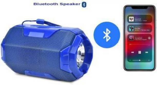 dilgona New Collection Wireless Portable Superior Extraordinary Sound Quality with LED Torch Light, Mobile Holder Style, Noise-Cancelling Features Built-in Microphone, Rechargeable Battery & Charging Cable Compatible with All Smartphones Devices 5 W Bluetooth Speaker (Multicolor, Stereo Channel) Boom Box