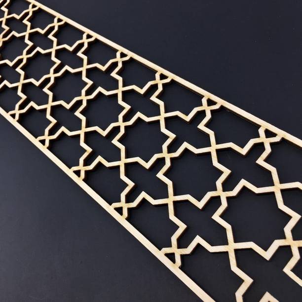 Haoser Corved Panel Geometric Wooden Panel, MDF jali for wall decoration for your Amazing Home