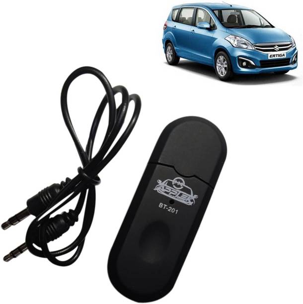 aksmit v4.0 Car Bluetooth Device with 3.5mm Connector, Transmitter, Adapter Dongle, Audio Receiver